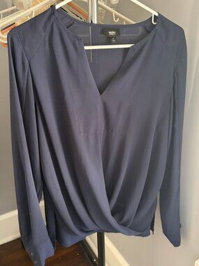 Mossimo Navy Blouse